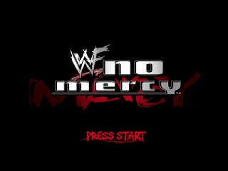 WWF No Mercy (USA) Title Screen